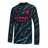 Camisa de time de futebol Manchester City Jeremy Doku #11 Replicas 3º Equipamento 2023-24 Manga Comprida